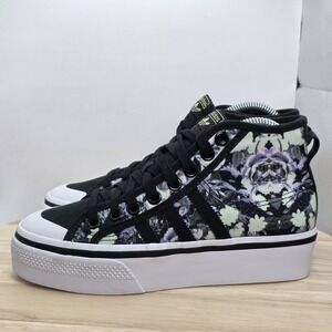 Women's‎ Sz 7 - Adidas Sneaker Nizza Platform Mid ID 7260 Casual Shoes Sneakers
